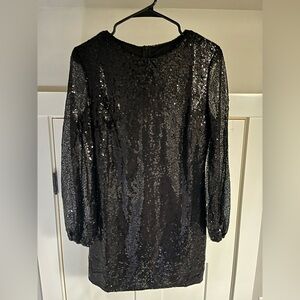 Black Sequin Dress